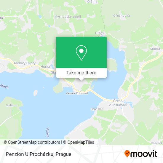 Penzion U Procházku map