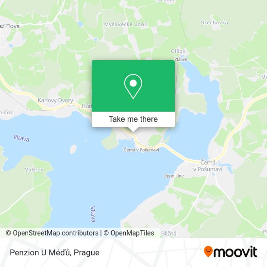 Penzion U Méďů map