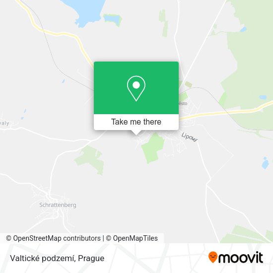 Valtické podzemí map