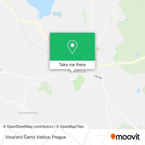 Vinařství Černý Valtice map