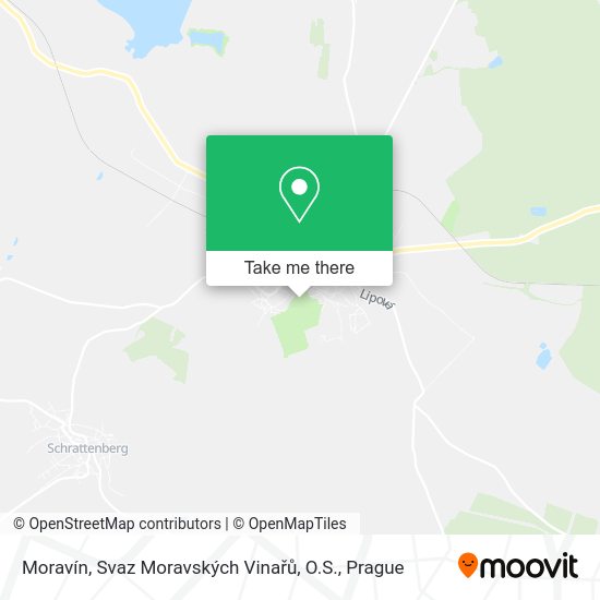Moravín, Svaz Moravských Vinařů, O.S. map