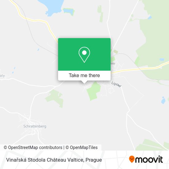 Vinařská Stodola Château Valtice map