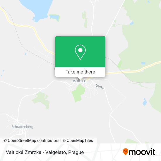 Valtická Zmrzka - Valgelato map