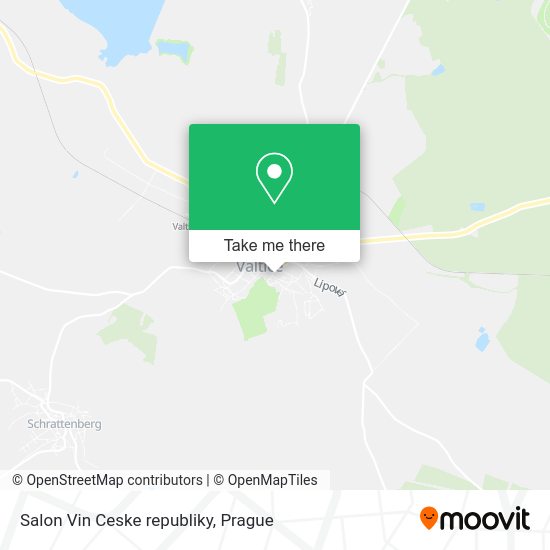 Salon Vin Ceske republiky map