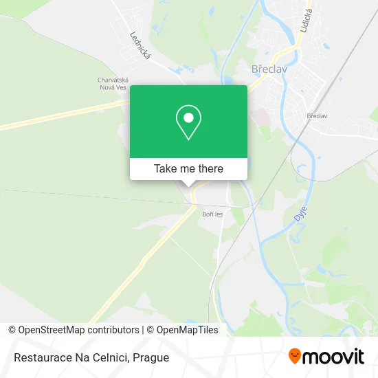 Карта Restaurace Na Celnici