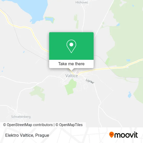 Карта Elektro Valtice