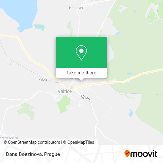 Dana Bøezinová map