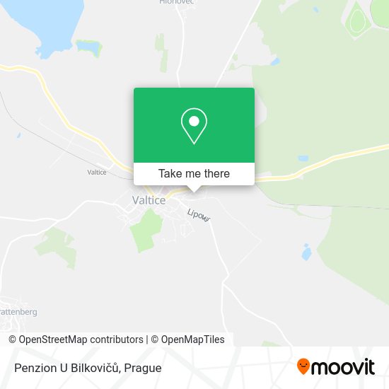 Penzion U Bilkovičů map