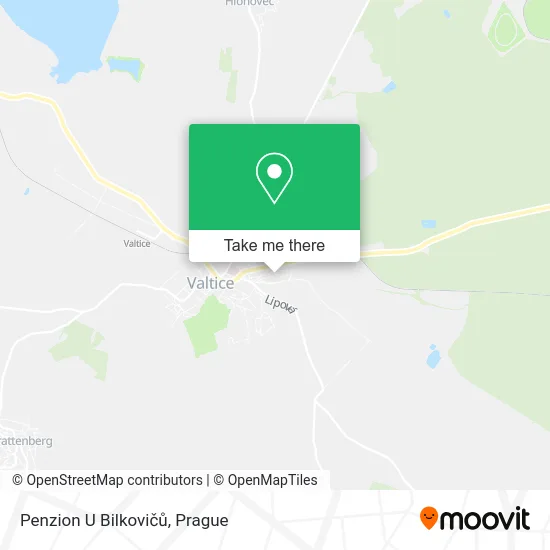 Карта Penzion U Bilkovičů