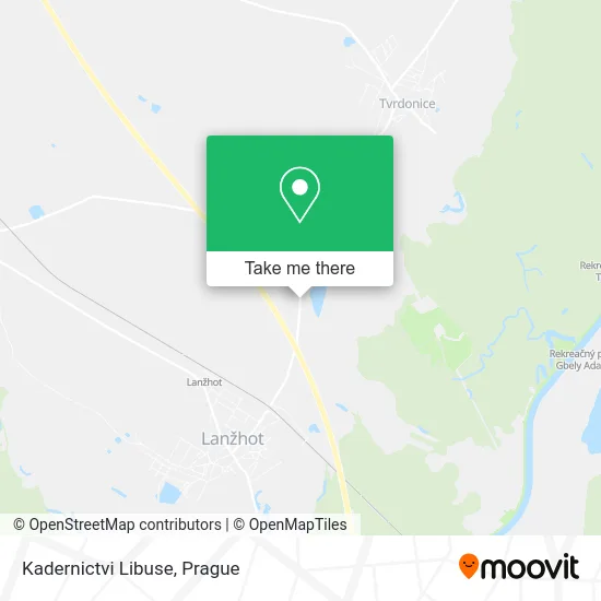 Карта Kadernictvi Libuse