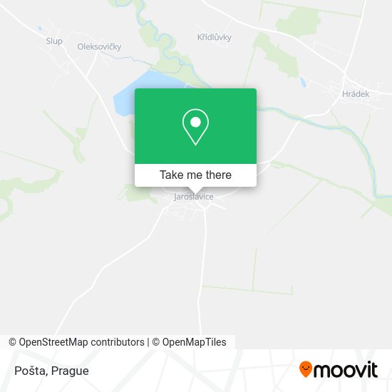 Карта Pošta