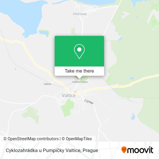Cyklozahrádka u Pumpičky Valtice map