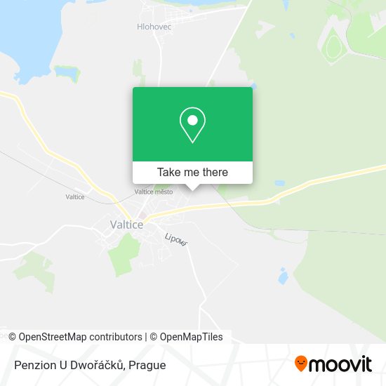 Penzion U Dwořáčků map