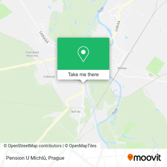 Карта Pension U Michlů