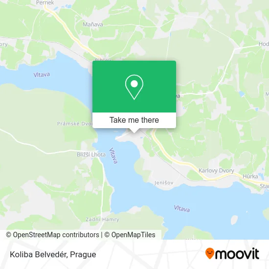 Карта Koliba Belvedér