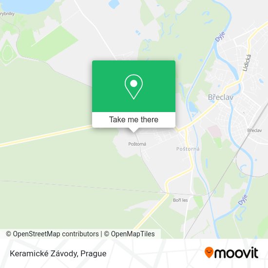 Keramické Závody map