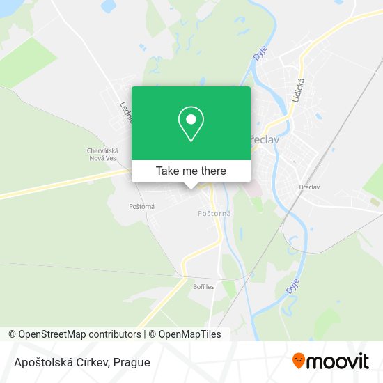 Apoštolská Církev map