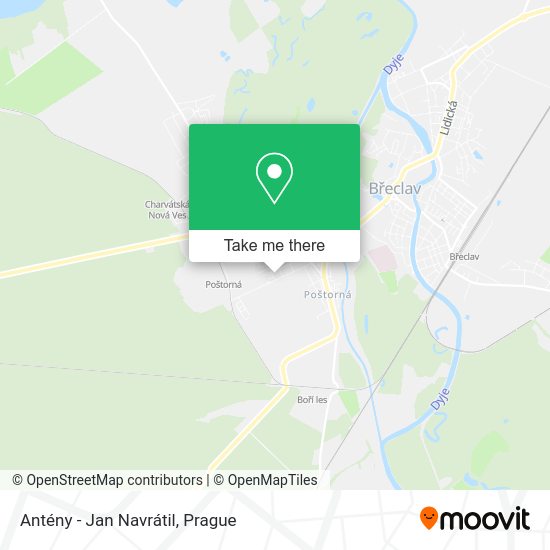 Antény - Jan Navrátil map