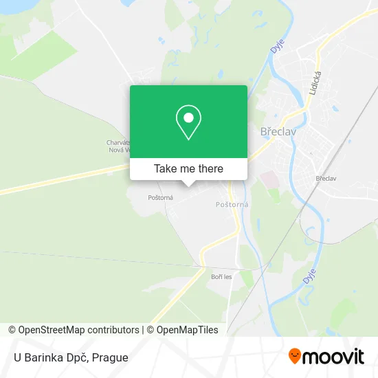 Карта U Barinka Dpč