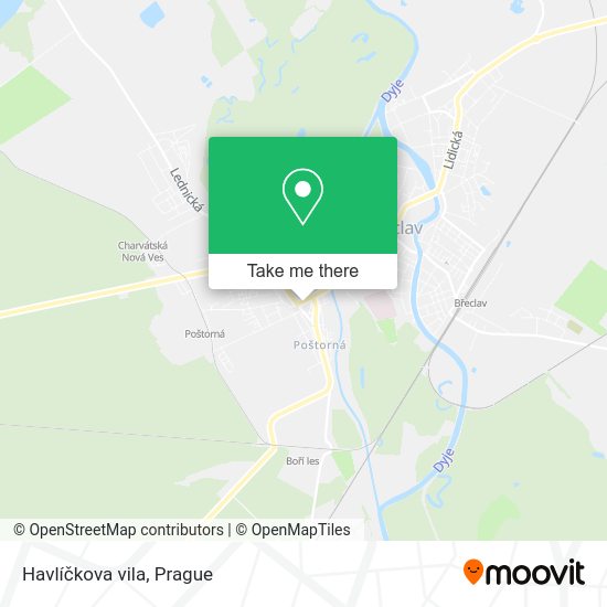 Havlíčkova vila map