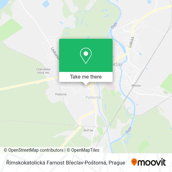 Římskokatolická Farnost Břeclav-Poštorná map