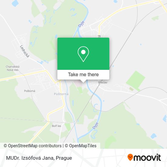 MUDr. Izsófová Jana map