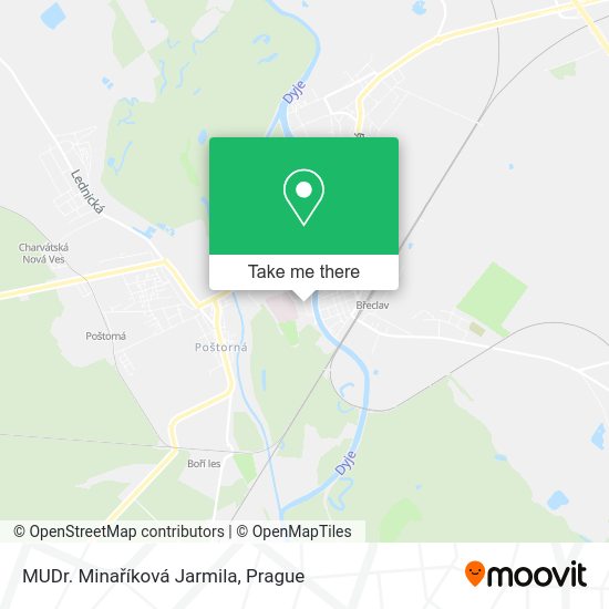 MUDr. Minaříková Jarmila map