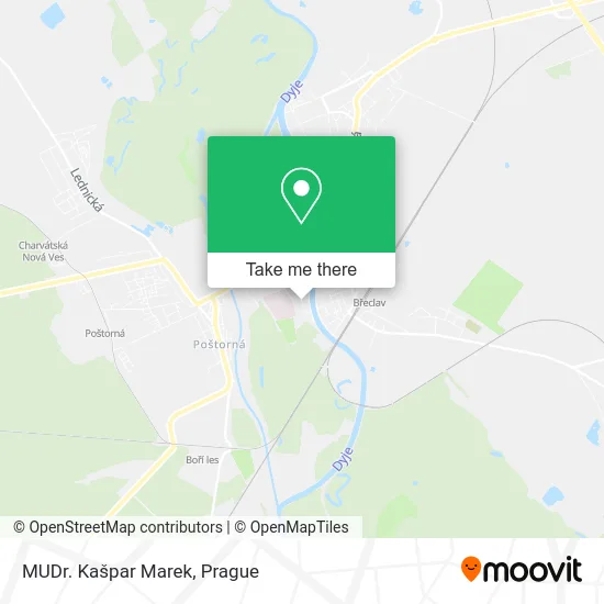 Карта MUDr. Kašpar Marek