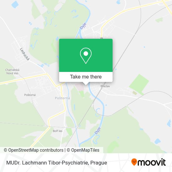 MUDr. Lachmann Tibor-Psychiatrie map