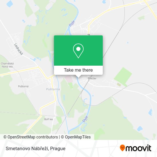 Smetanovo Nábřeží map