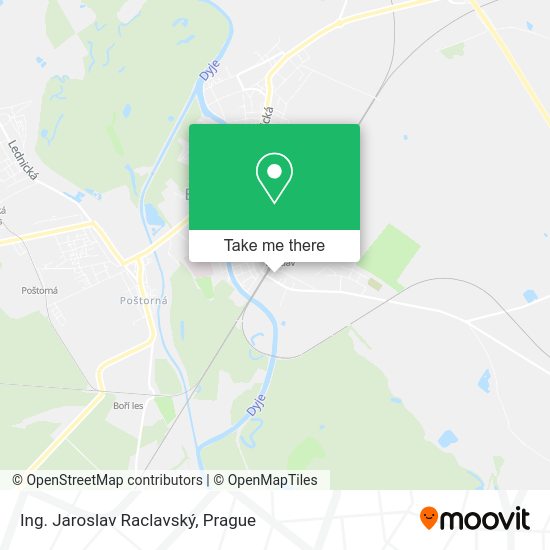 Ing. Jaroslav Raclavský map