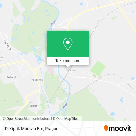 Dr Optik Moravia Bre map