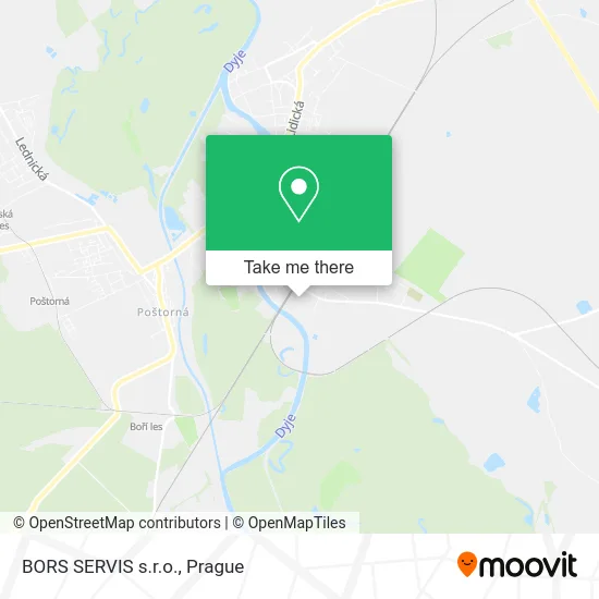 Карта BORS SERVIS s.r.o.
