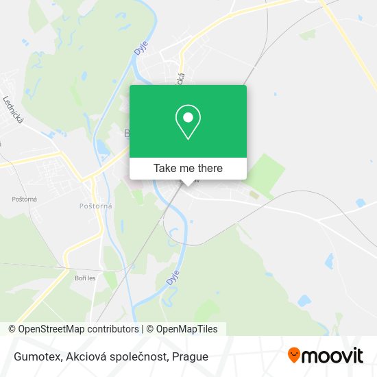Gumotex, Akciová společnost map