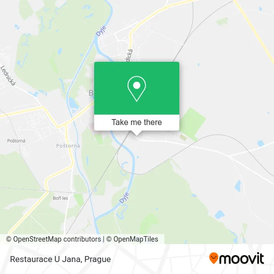 Карта Restaurace U Jana