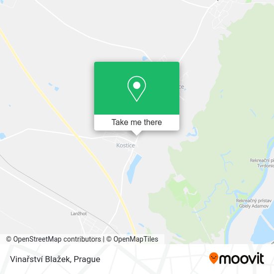 Vinařství Blažek map