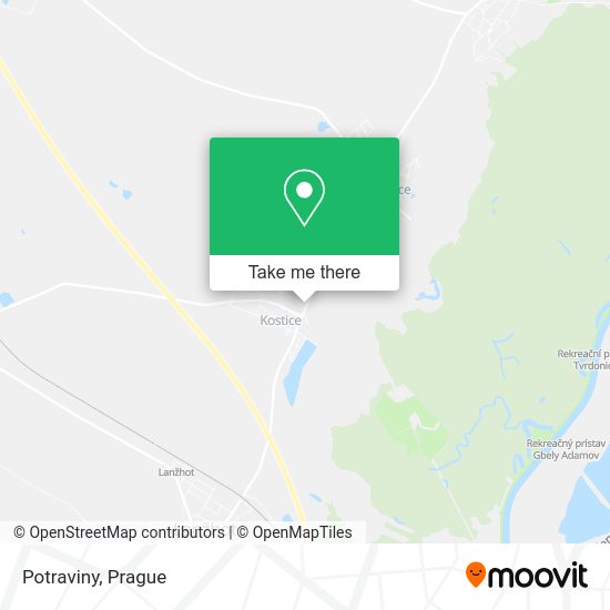 Карта Potraviny