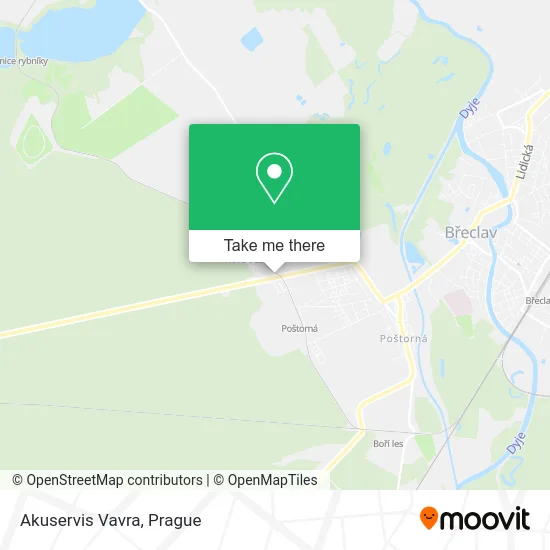 Карта Akuservis Vavra