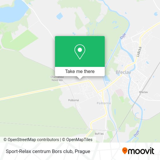Sport-Relax centrum Bors club map