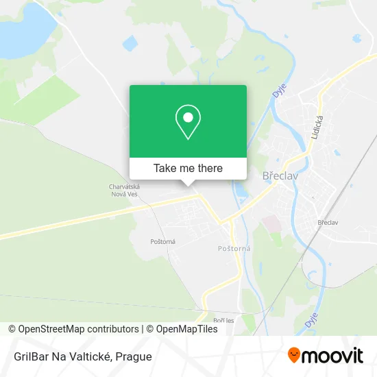 Карта GrilBar Na Valtické