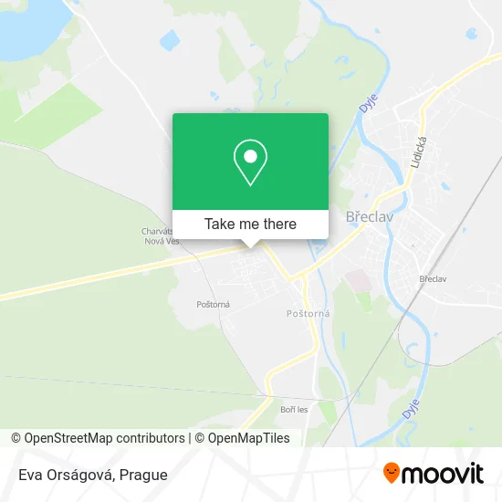 Eva Orságová map