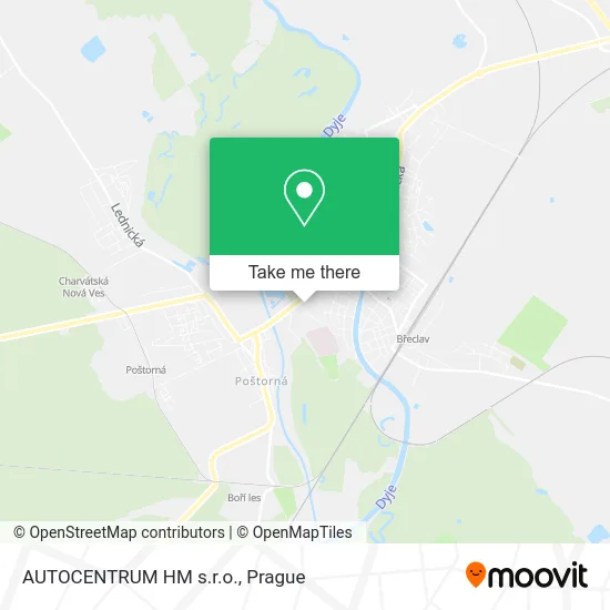 Карта AUTOCENTRUM HM s.r.o.