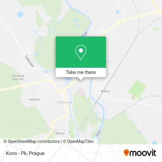 Kovo - Pk map