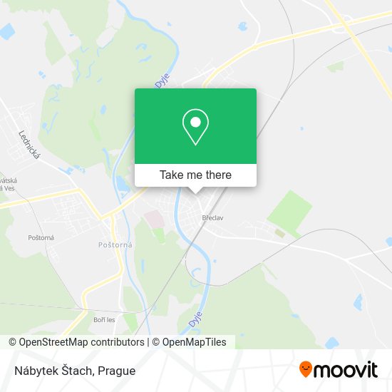 Nábytek Štach map