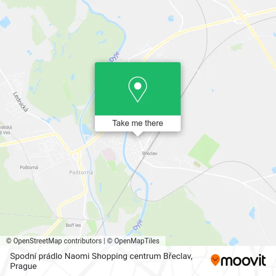 Карта Spodní prádlo Naomi Shopping centrum Břeclav