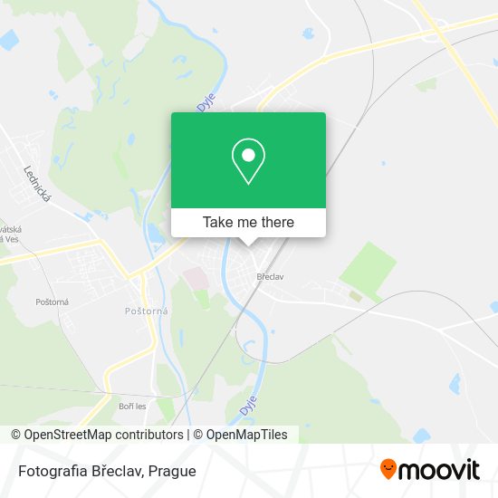 Fotografia Břeclav map