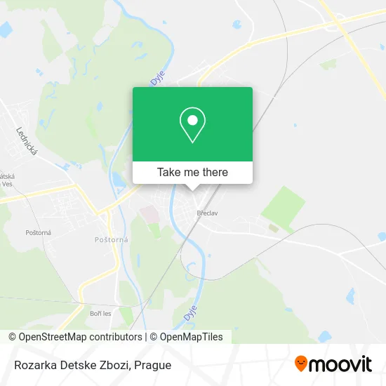 Карта Rozarka Detske Zbozi