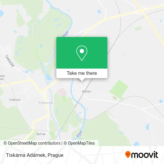 Карта Tiskárna Adámek