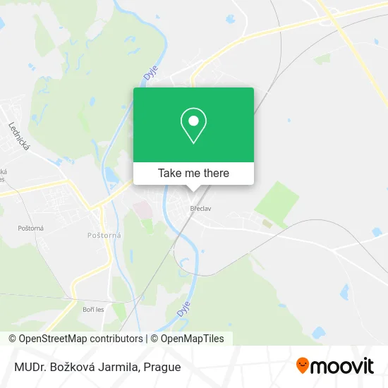 Карта MUDr. Božková Jarmila