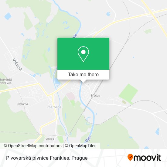 Pivovarská pivnice Frankies map